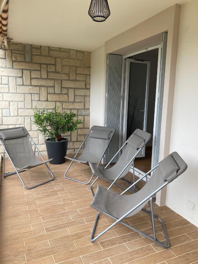 Apartamento Les Palmiers Saint-Cyr-sur-Mer Exterior foto