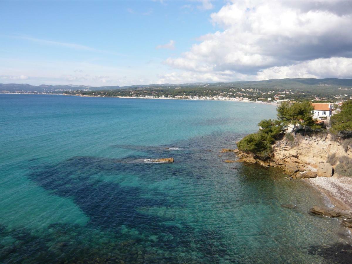 Apartamento Les Palmiers Saint-Cyr-sur-Mer Exterior foto